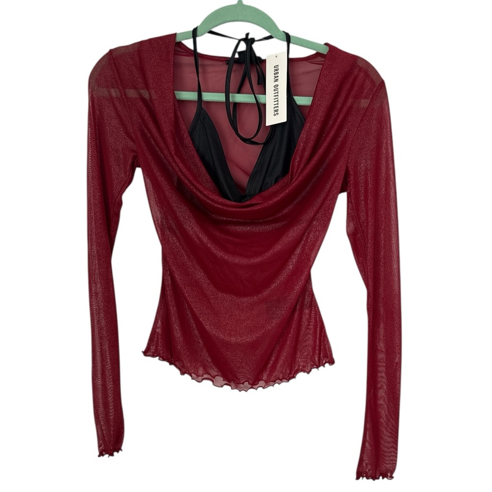 Sheer Metallic Top from UO